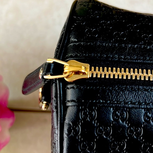 AUTHENTIC GUCCI GUCCISSIMA BOSTON SATCHEL SHOULDER BAG - Picture 9 of 17